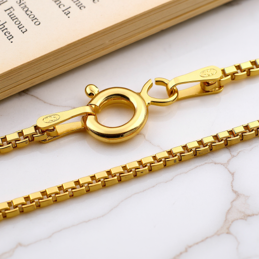 Venezianerkette - 1.5 mm - 24k Gold Vermeil