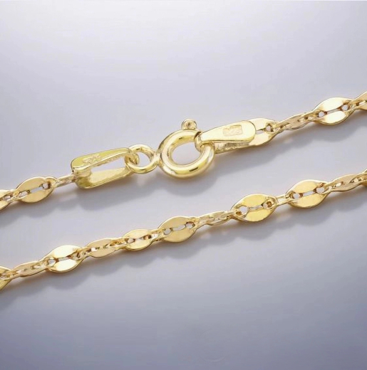 Flash Kette - 2.2 mm - 24k Gold Vermeil