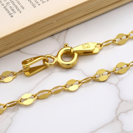 Flash Kette - 2.2 mm - 24k Gold Vermeil