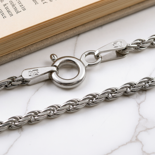 Kordelkette - 1.5 mm - 925 Sterling Silber