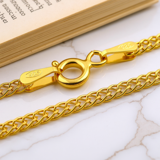 Rombokette - 2.5 mm - 24k Gold Vermeil