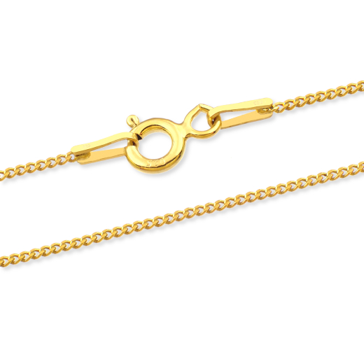 Curb Chain - 0.6 mm - 24k Gold Vermeil