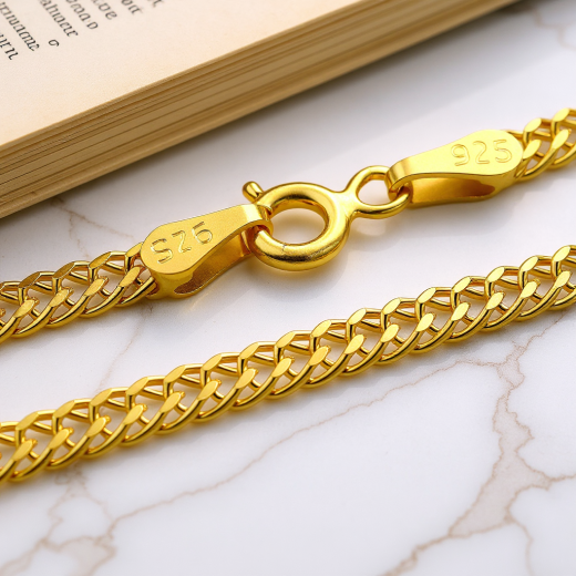 Rombokette - 2.8 mm - 24k Gold Vermeil