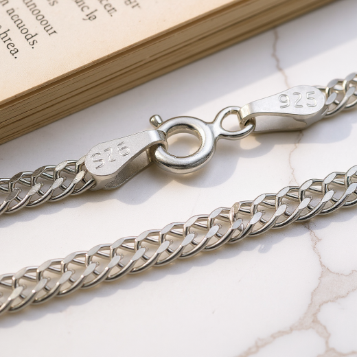 Rombokette - 2.8 mm - 925 Sterling Silber