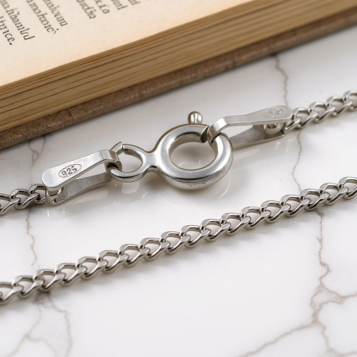Panzerkette - 1.3 mm - 925 Sterling Silber