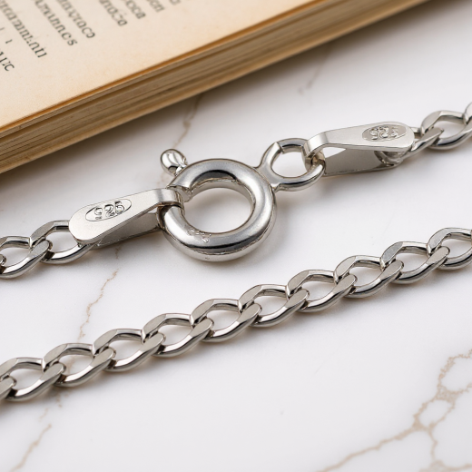 Panzerkette - 2.3 mm - 925 Sterling Silber