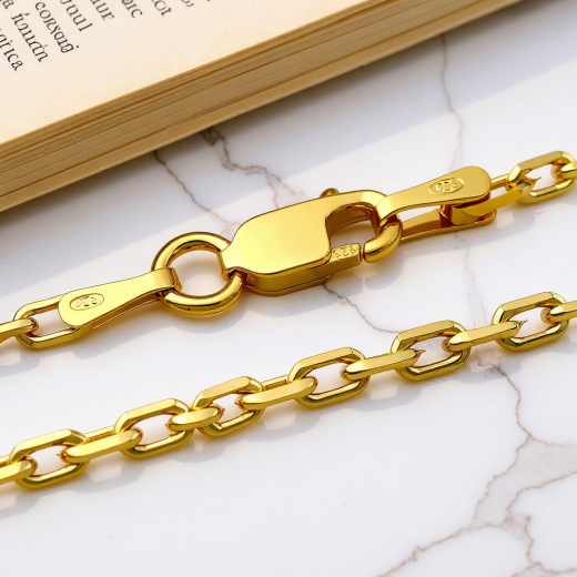 Ankerkette - 3.0 mm - 24k Gold Vermeil