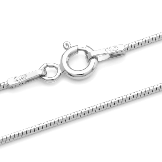 Schlangenkette Achteckig - 1.0 mm - 925 Sterling Silber Schlangenkette Achteckig - 1.0 mm - 925 Sterling Silber