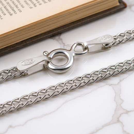 Rombokette - 2.0 mm - 925 Sterling Silber
