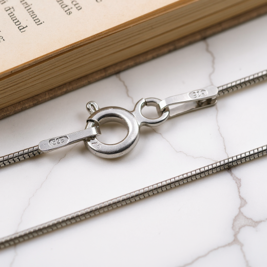 Schlangenkette - 0.75 mm - 925 Sterling Silber