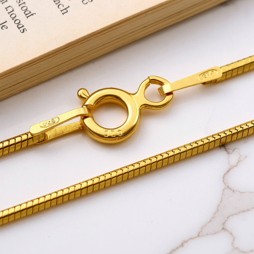 Schlangenkette - 1.2 mm - 24k Gold Vermeil
