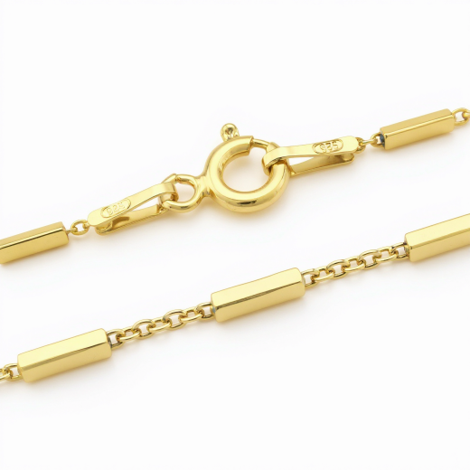 Perlenkette - 1.2 mm - 24k Gold Vermeil Perlenkette - 1.2 mm - 24k Gold Vermeil