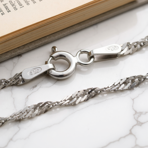 Singapurkette - 2.0 mm - 925 Sterling Silber
