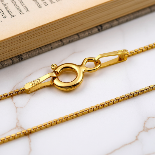 Venezianerkette - 0.6 mm - 24k Gold Vermeil