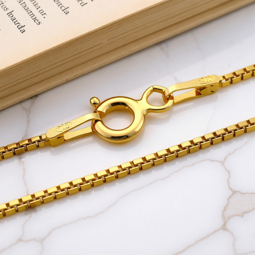 Venezianerkette - 1.0 mm - 24k Gold Vermeil