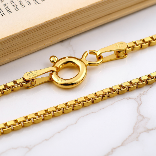 Venezianerkette - 1.4 mm - 24k Gold Vermeil