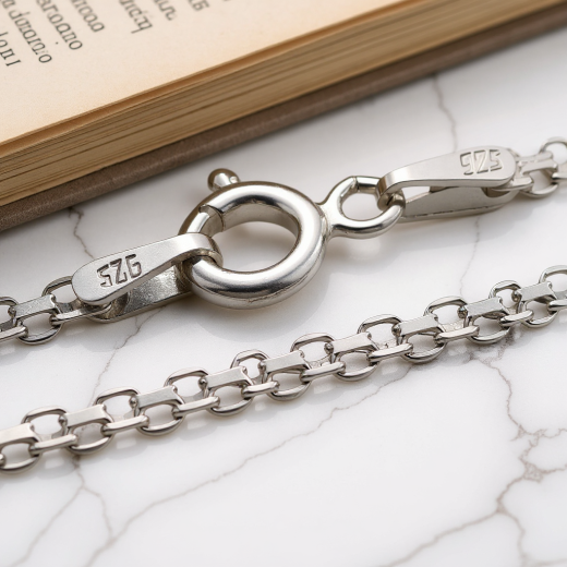 Bismarck Kette - 2.4 mm - 925 Sterling Silber