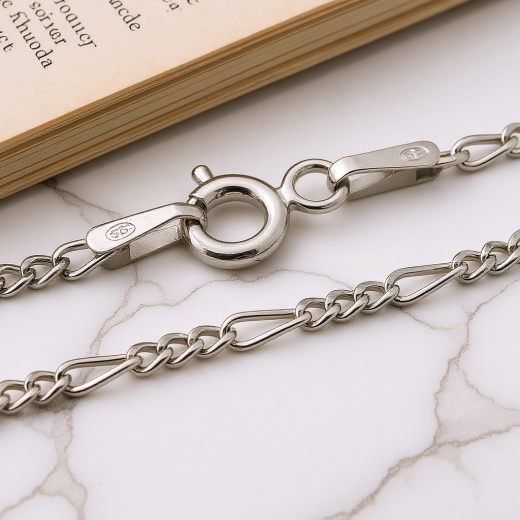 Figaro Kette - 1.5 mm - 925 Sterling Silber