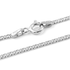 Rombokette - 2.0 mm - 18k Weißgold Vermeil Rombokette - 2.0 mm - 18k Weißgold Vermeil