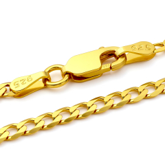 Panzerkette - 2.9 mm - 24k Gold Vermeil Panzerkette - 2.9 mm - 24k Gold Vermeil