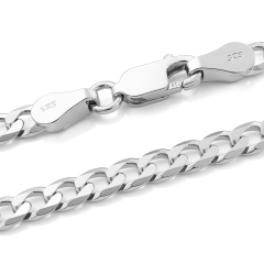 Panzerkette - 3.9 mm - 925 Sterling Silber Panzerkette - 3.9 mm - 925 Sterling Silber