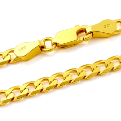 Panzerkette - 3.9 mm - 24k Gold Vermeil Panzerkette - 3.9 mm - 24k Gold Vermeil