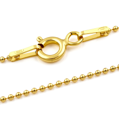 Kugelkette - 1.2 mm - 24k Gold Vermeil Kugelkette - 1.2 mm - 24k Gold Vermeil