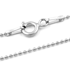 Kugelkette - 1.2 mm - 925 Sterling Silber Kugelkette - 1.2 mm - 925 Sterling Silber