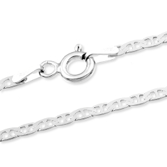 Marine Chain Flat - 2.0 mm - 925 Sterling Silver Marine Chain Flat - 2.0 mm - 925 Sterling Silver