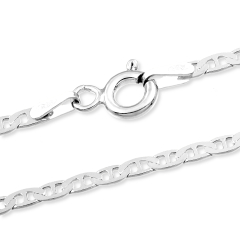 Marine Kette Flach - 2.4 mm - 925 Sterling Silber Marine Kette Flach - 2.4 mm - 925 Sterling Silber