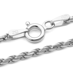 Kordelkette - 1.9 mm - 925 Sterling Silber Kordelkette - 1.9 mm - 925 Sterling Silber