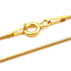 Schlangenkette - 0.9 mm - 24k Gold Vermeil Schlangenkette - 0.9 mm - 24k Gold Vermeil