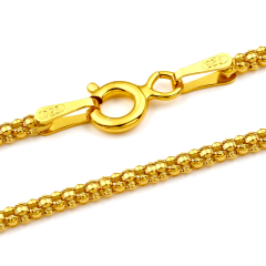 Popcorn Kette - 1.7 mm - 24k Gold Vermeil Popcorn Kette - 1.7 mm - 24k Gold Vermeil