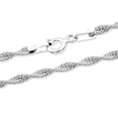Prince of Wales Kette - 2.2 mm - 925 Sterling Silber Prince of Wales Kette - 2.2 mm - 925 Sterling Silber