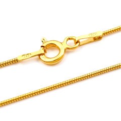Schlangenkette - 0.75 mm - 24k Gold Vermeil Schlangenkette - 0.75 mm - 24k Gold Vermeil