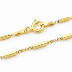 Perlenkette - 1.2 mm - 24k Gold Vermeil Perlenkette - 1.2 mm - 24k Gold Vermeil