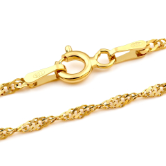 Singapurkette - 1.7 mm - 24k Gold Vermeil Singapurkette - 1.7 mm - 24k Gold Vermeil